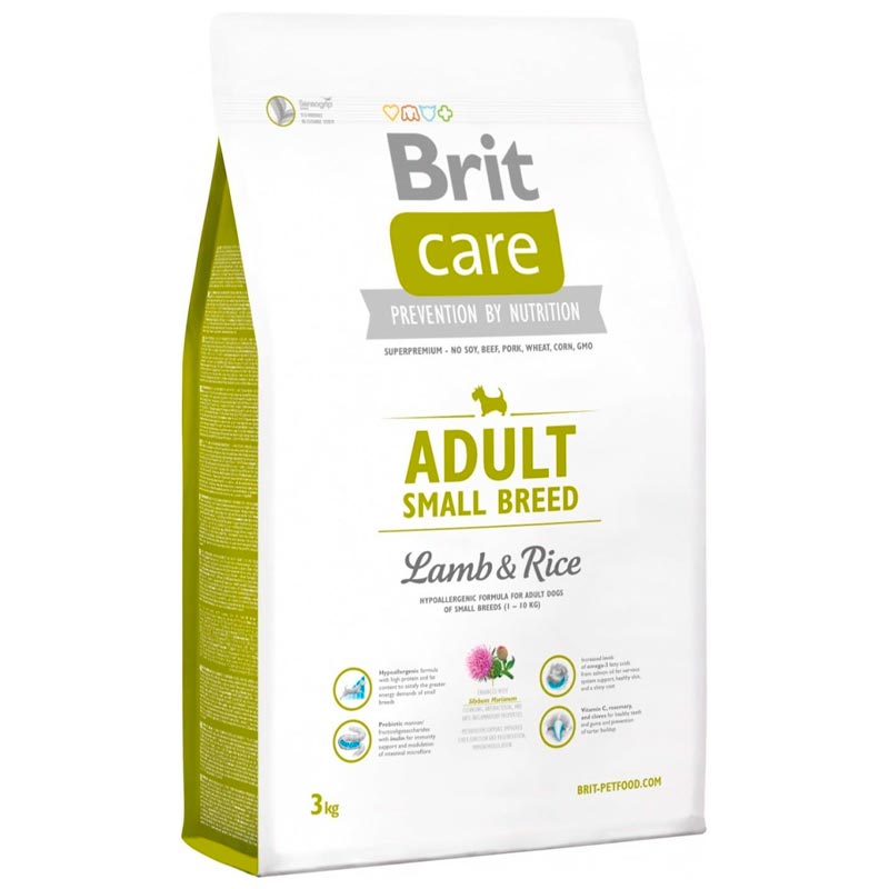 BRIT CARE ADULT SMALL BREED L&R 3KG