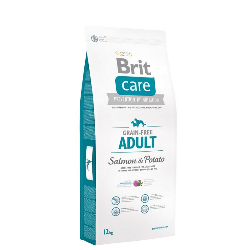 BRIT CARE GRAIN FREE ADULT SALMON Y POTATO